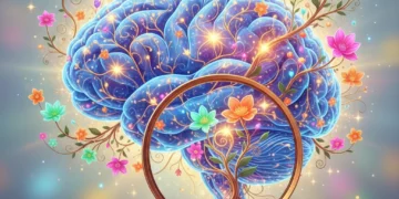 Boost Your Curiosity: Daily Practices for a More Inquisitive Mind Abstract representation of an active, curious brain with glowing connections and elements of discovery.
