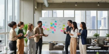 Cultivating Innovation Culture: A 4-Step Framework for U.S. Organizations Diverse team collaborating on innovative ideas in a modern U.S. office