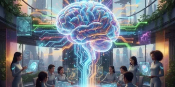 Unlocking Creative Flow: 3 Proven Techniques for Innovators in 2026 to Generate 10x More Ideas Futuristic brain with glowing ideas, symbolizing enhanced creative flow and innovation