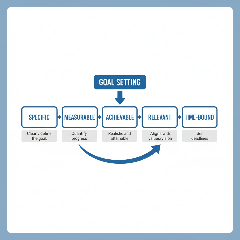 SMART goal setting framework diagram